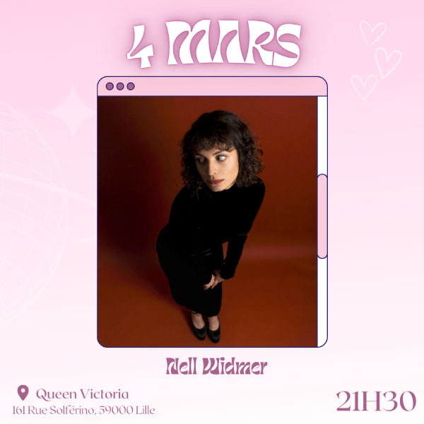 Affiche du concert live Nell Widmer à Lille